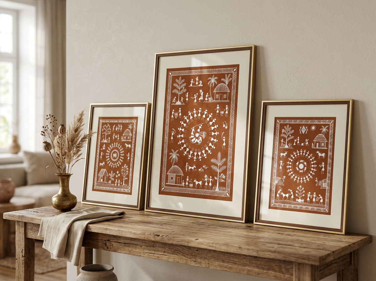 Warli and Folk Art Frames
